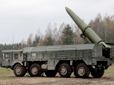 Tên lửa đạn đạo Iskander của quân đội Nga.